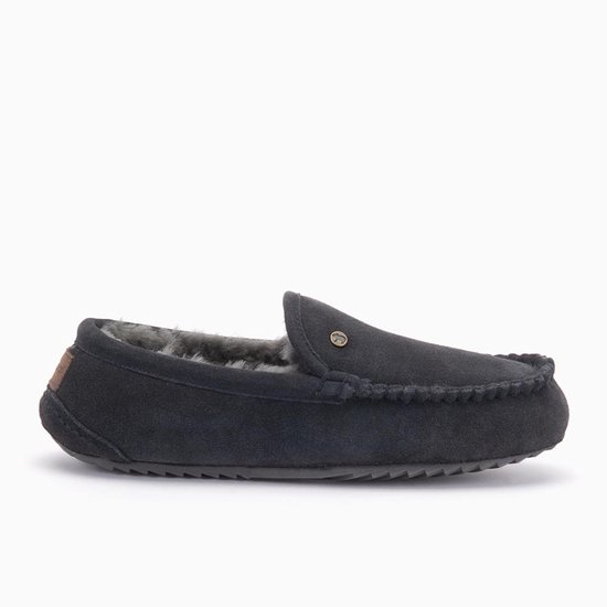 Warmbat Earlod Suede Heren Sloffen - Grijs