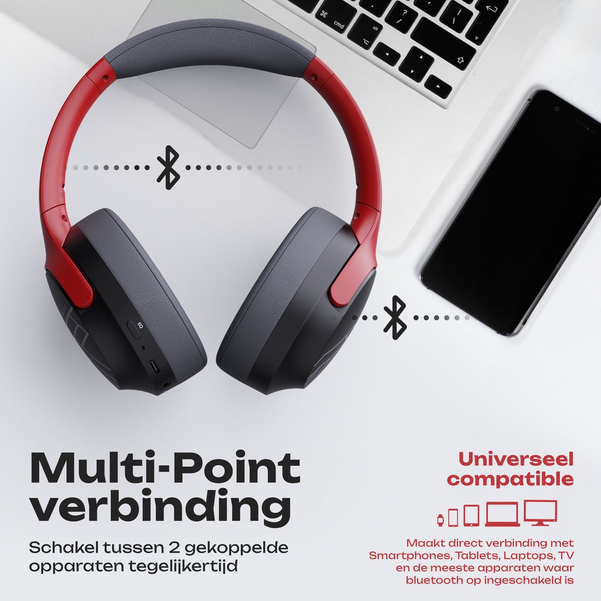 PowerLocus Boom Draadloze Koptelefoon - afbeelding 2