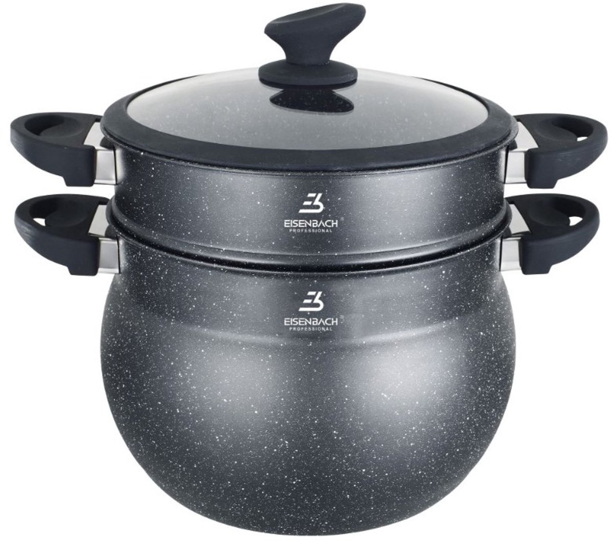 Eisenbach 13 Liter MARMEREN COUSCOUS POT - STOOMPAN , alle warmte bronnen