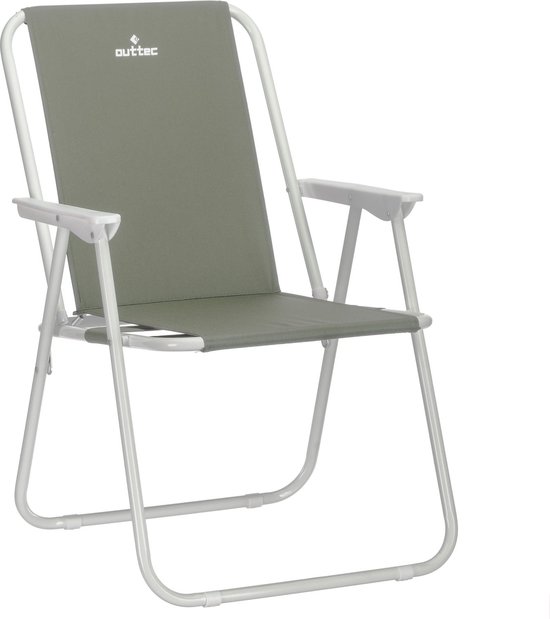 Outtec® Campingstoel - tot 100 kg - Visstoel, Vouwstoel, Tuinstoel, Lichtgewicht Campingstoel, Strandstoel voor Tuin, Balkon, Strand