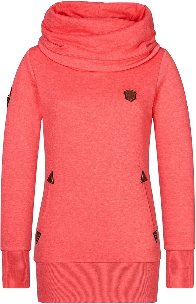 Naketano Damen Hoodie Allroundtalent 2401-0001 Cherry Red Melange-XS