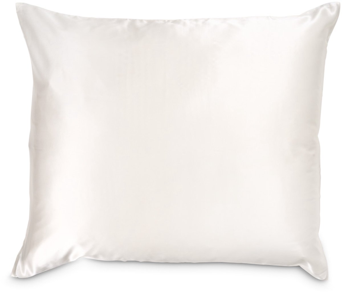 Beauty Pillow® - Luxury Silk Pillowcase - 100% pure Mulberry zijde - 22 momme - 60x70 cm - Pearl