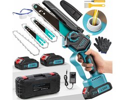 ZRSS® Mini kettingzaag met accu - Elektrische takkenzaag - Handkettingzaag