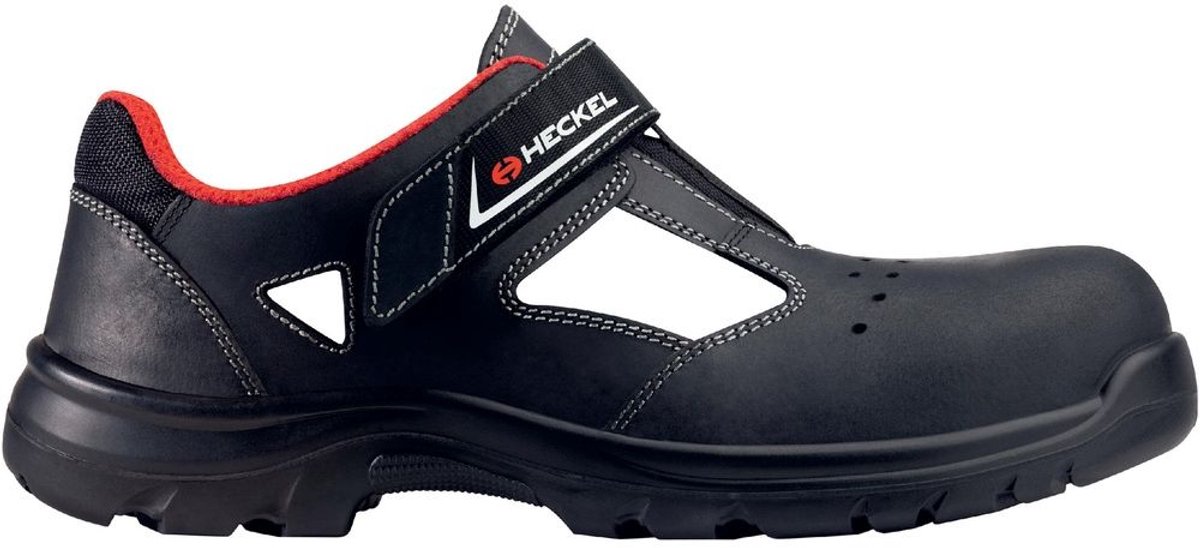 Heckel Focus 2.0 Sicherheitssandalen S1P SRC 67733 Schwarz-41 (Weite 11)