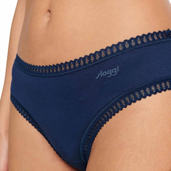 sloggi GO Crush Hipster 3 pack caleçons pour femmes - Blauw - Combinaison foncée - Taille XL