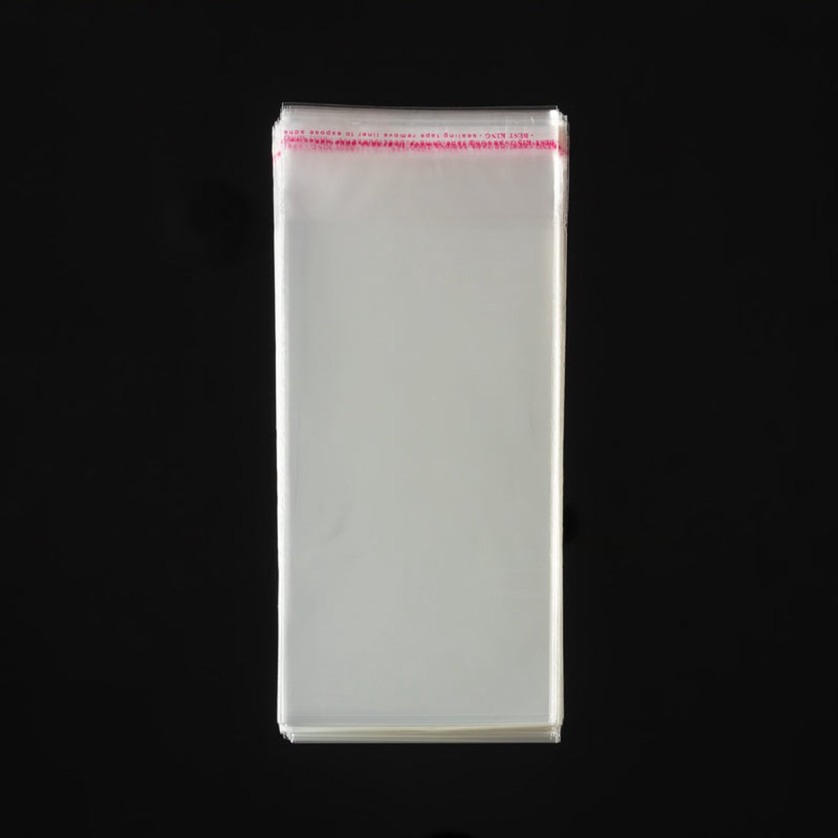 200x Cellofaan zakjes - Met Plakstrip - Transparant - Uitdeelzakjes - Snoepzakjes - Plastic Zakjes - Traktatie Zakjes - 10,3 cm x 18 cm