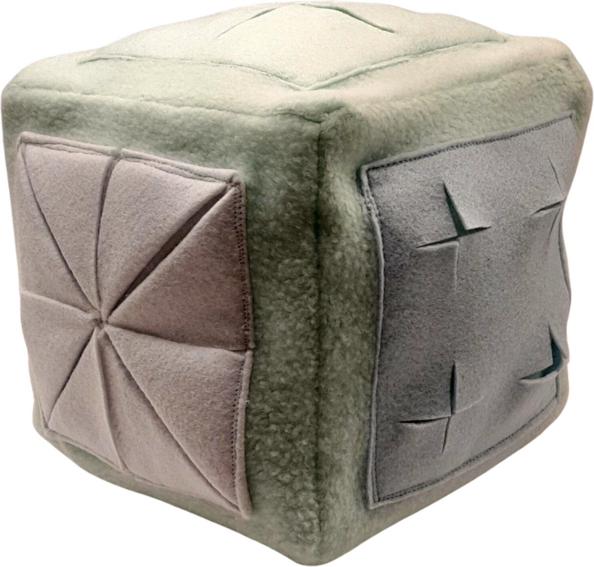 Honden speelgoed – Maat M- intelligentiespeelgoed - Snuffelbal hond – J&F Kubusbal ® - Minty Joy