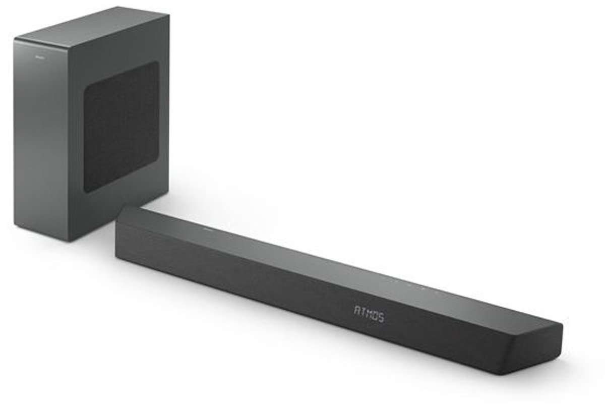 Philips TAB8507/10 - Soundbar met draadloze subwoofer - 3.1 kanalen - Zilverkleurig - Philips - €249,00