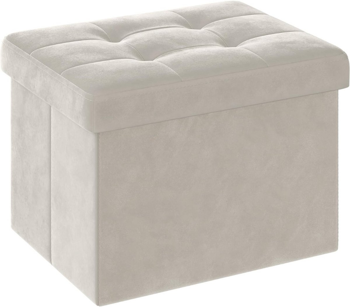 Lexium Store Lexium Voetenbankje Of Poef - Poef - Voetenbankje - Hocker - Voetenbankje Binnen - Poefs Wit