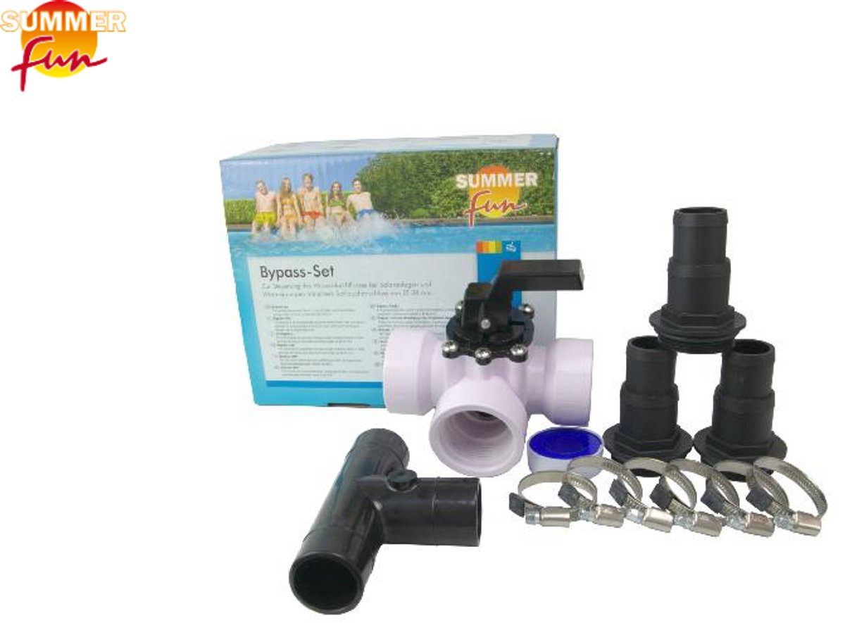 Summer fun bypass - Bypass-systeem - warmtepompen - Pvc - Zwembad - set