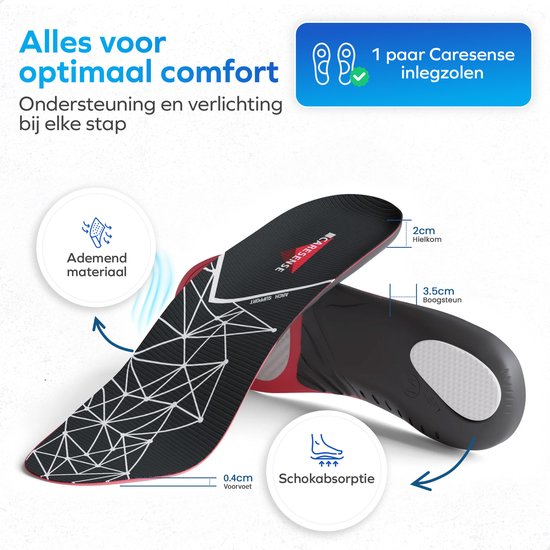 Orthopedische Leren Inlegzolen voor Aandoeningen zoals een Longitudinale Boog, Schoen Inlegzolen voor Platte Voeten, Voor Mannen en Vrouwen, Plantaardig Gelooid Leer, Kaps Anatomix (35-36 EUR