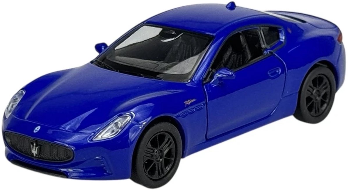 Welly Maserati Gran Turismo Folgore verkoop per stuk die cast pull back motor 12cm speelgoed auto — afbeelding 4