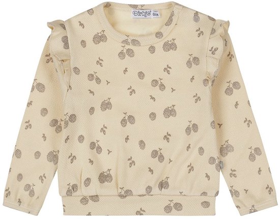 Dirkje Meisjes Loose Fit Trui - Off white