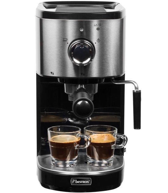 Bestron Koffiezetapparaat Café Twin - Compact - 1 of 2 koppen - Permanent filter