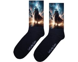 Luckyday Socks - Unisex sokken - Vikking boot - cadeau sokken - Maat 37-44