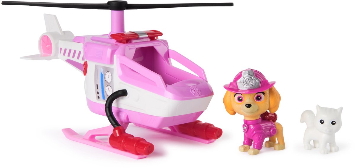 PAW Patrol - Brandweerredding - Skye's brandweerhelikopter - speelgoedvoertuig met speelfiguur — afbeelding 7
