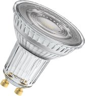 OSRAM LED BASE PAR16 in PAR16-vorm, LED-spot, glas, 3,4 W, 230 lm, 2700 K, dimbaar, CRI 90