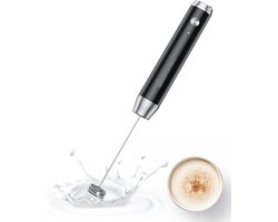 Famanu Oplaadbare Melkopschuimer, Draagbare Elektrische Melkopschuimer， Waterdichte schuimmaker voor Koffie, Latten, Matcha, Cappuccino, Warme Chocolademelk, LunaFro NS