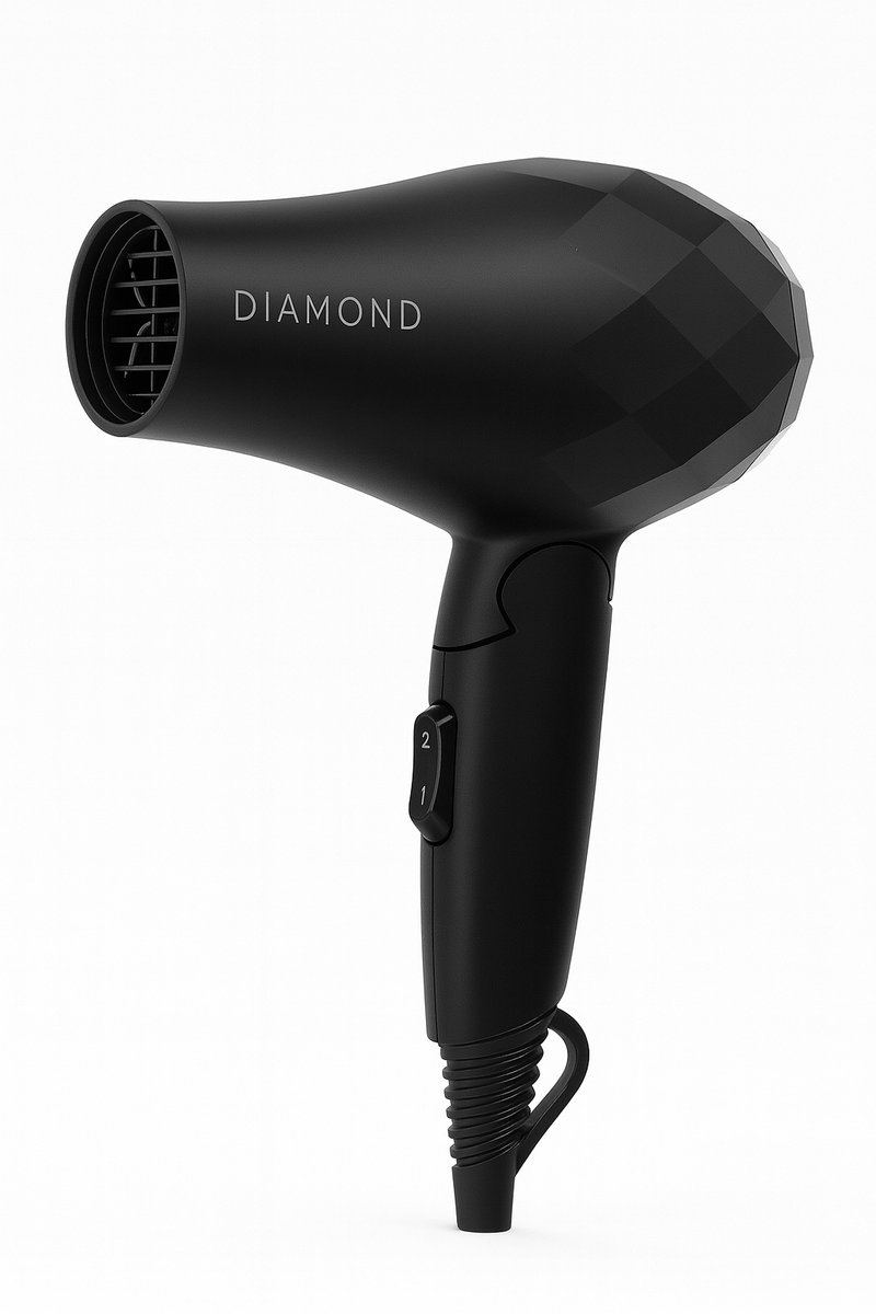 Professionele Reisföhn Compact Opvouwbaar 1000W Lichtgewicht - Professionele - €26,90