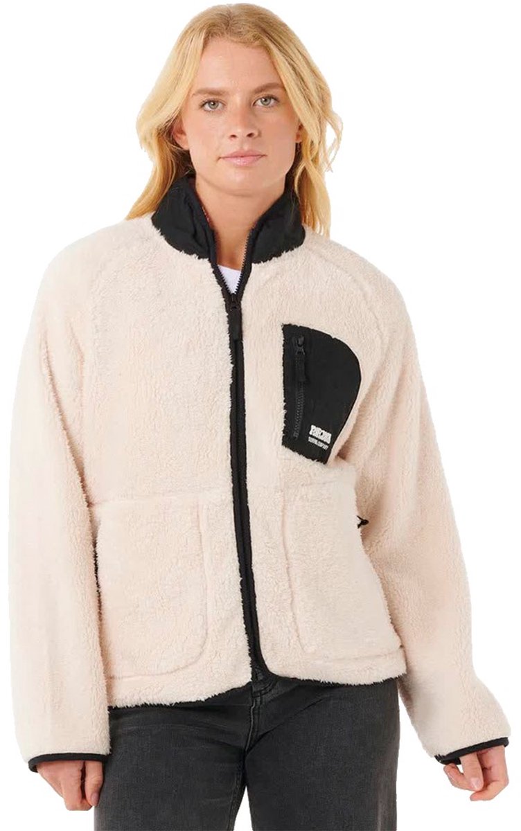 Rip Curl Shore Break Polar Fleece Off Wit