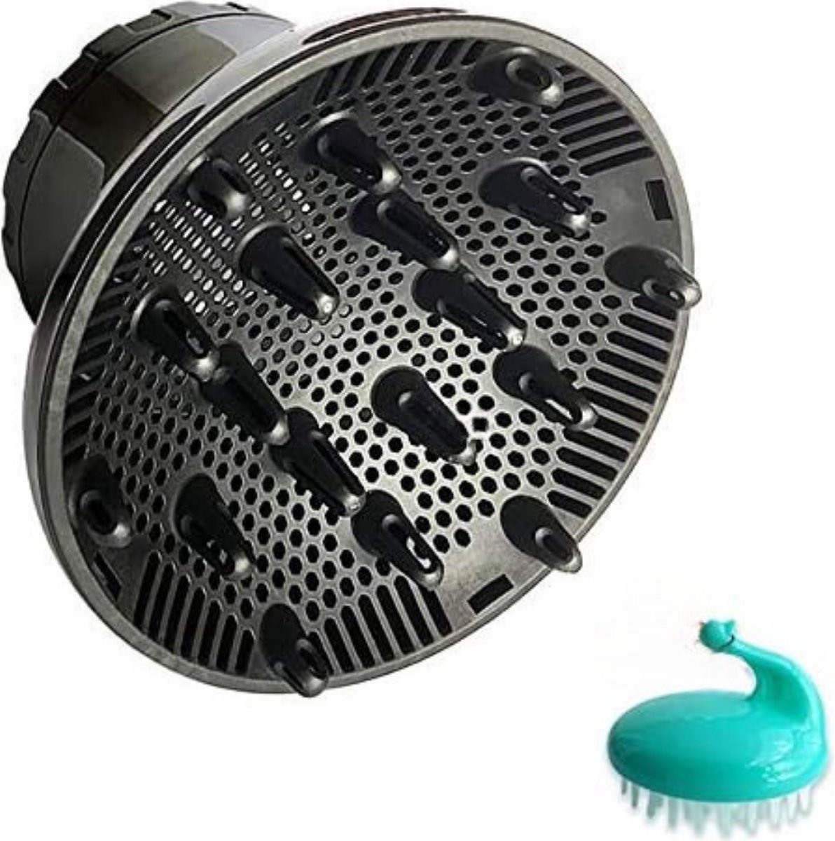 WNHB® Diffuser voor krullend haar - Universeel opzetstuk - Haardroger hulpstuk - Verstelbaar - Voor golvend haar