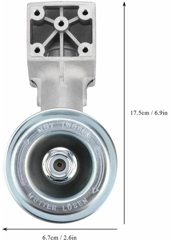 Trimmer versnellingsbak, kopmontage versnellingsbak vervanging, geschikt voor Stihl FS120 FS200 FS250 4137640 0100 van Merkloos	 — afbeelding 3