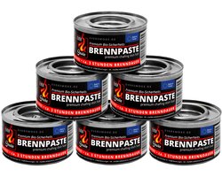 Eurocatch Brandpasta Catering Branders - 6x 200g Brandgel - Roetloos & Geurloos - Ca. 3 Uur Brandduur - Geschikt voor Chafing Dishes & Warmhoudbakken