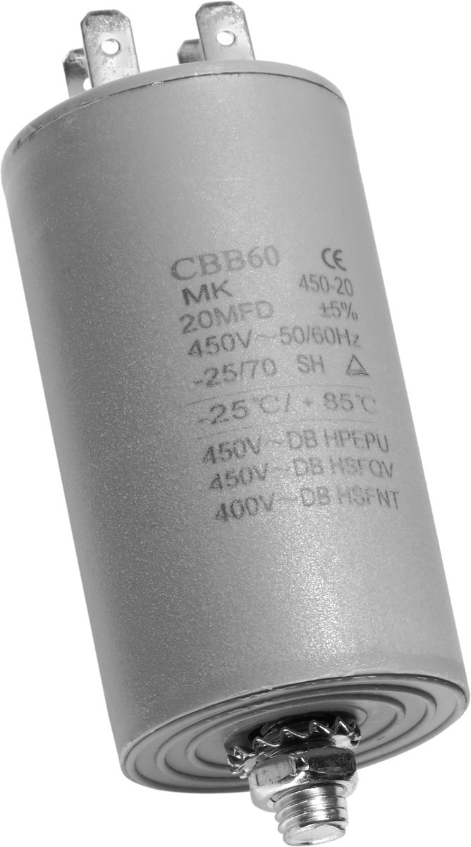 Dparts condensator 20 µF - universeel - 450V - universele aanloopcondensator - 20uf