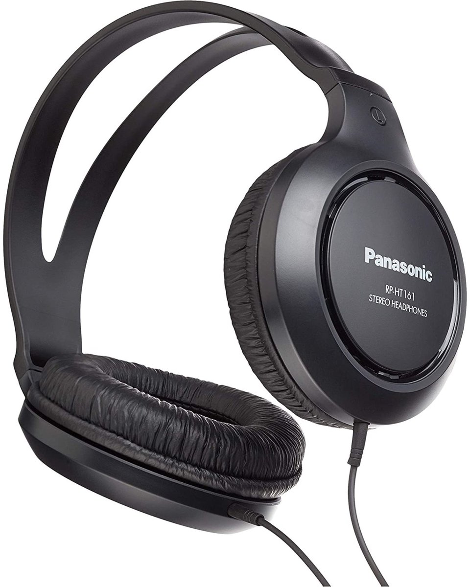 Panasonic RP-HT161E - Over-ear Koptelefoon - Zwart