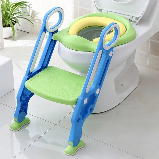 Toiletladder voor Kinderen, 2-in-1 Peutertoiletbril met Antislip