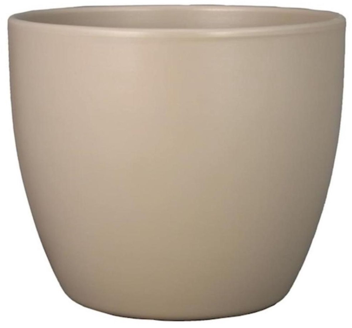 Floran Plantenpot - taupe - mat - keramiek - 13 x 12 cm - plantenpotten binnen