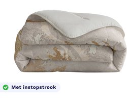 Zelesta Royalbed Japanese tree 200x200 - Dekbed zonder overtrek - met Instopstrook - Wasbaar dekbed met Vaste Overtrek - All year zomerdekbed & winterdekbed