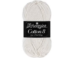 Scheepjes Cotton 8 50g - 700 Grijs