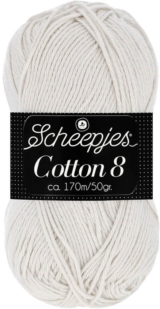 Scheepjes Cotton 8 50g - 700 Grijs