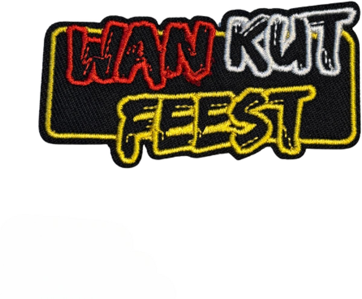 strijkembleem , oeteldonk ' wan kut feest''