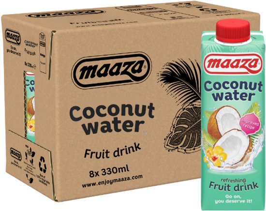 Maaza Kokoswater pak (8x 33cl)