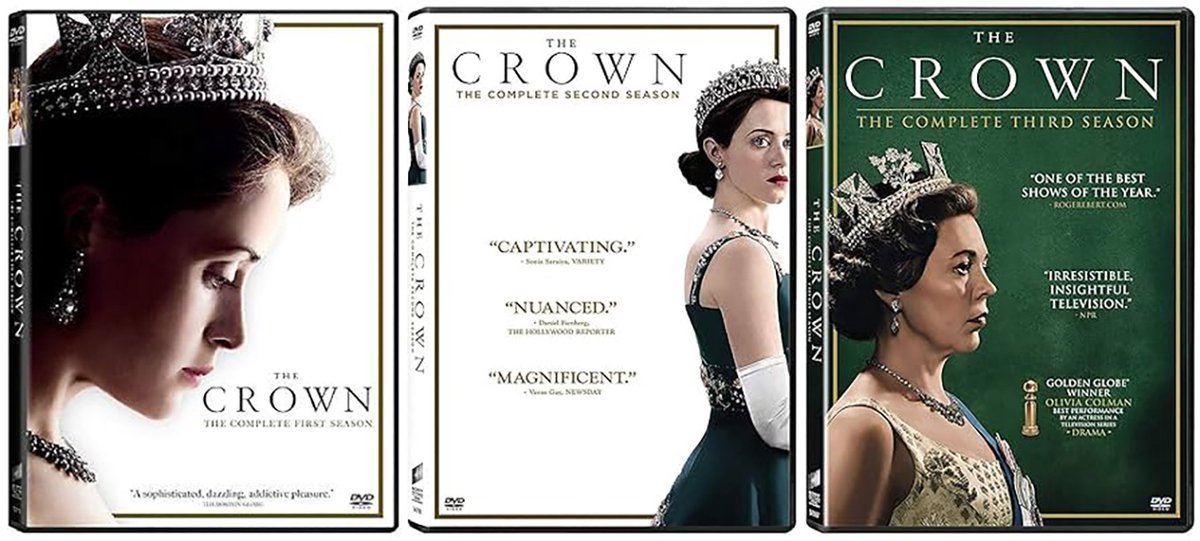 The Crown bundel box seizoen 1+2 en seizoen 3