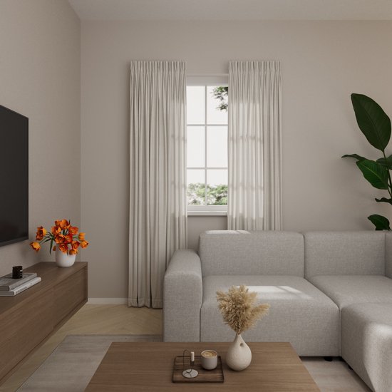 Tringles à rideaux électriques Radeco® - Peut être accroché des deux côtés - Tringle à rideaux Smart home - longueur 140 cm