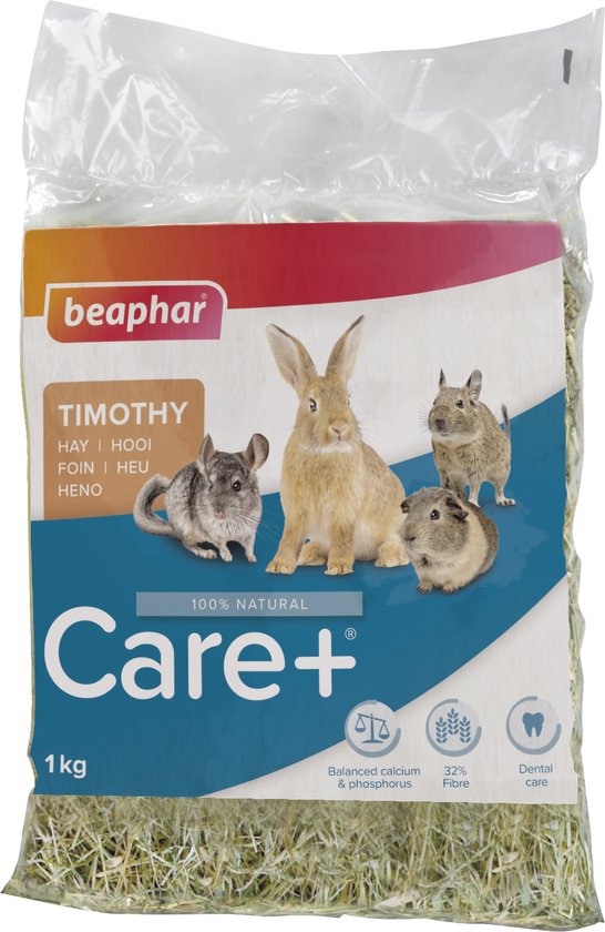 Care+ Timothy Hooi 1 kg - 1 stuks
