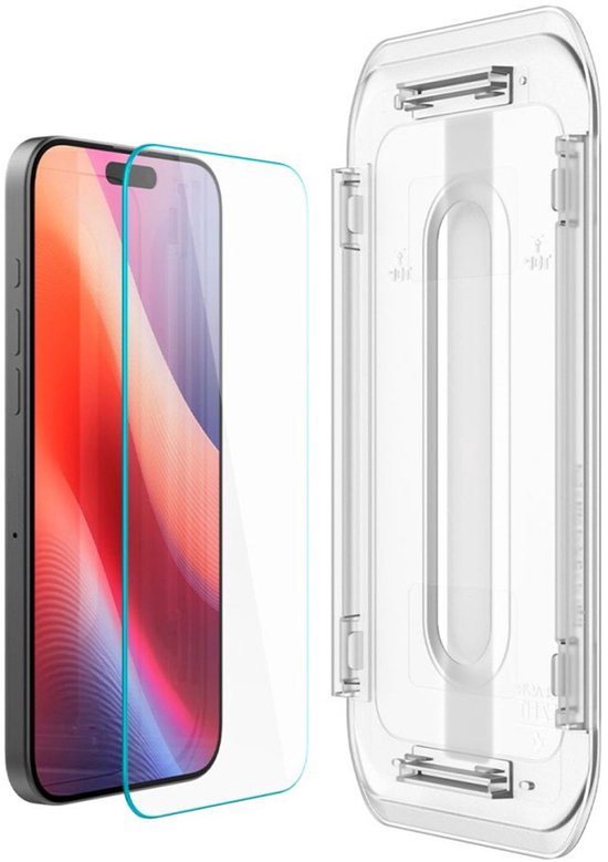Spigen GLAS.tR EZ Fit Screen Protector - iPhone 16 Pro - Bol