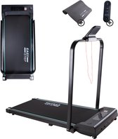 EasyStep® Loopband - 1-10 Km/h - Incl. Dempende Vloermat - Opvouwbaar & Inklapbaar - Wandelband Elektrisch - Walking Pad past onder Bureau - Renband Fitness - Opvouwbare Loopbanden - Walkingpad