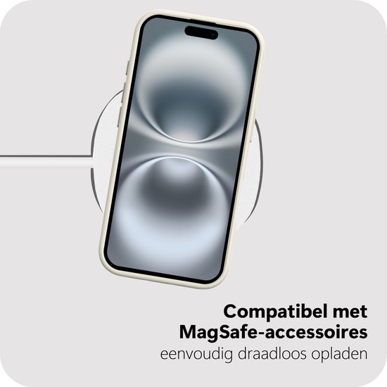 Coque Cazy pour iPhone 17 - Compatible MagSafe - Coque arrière de qualité militaire - Ivoire