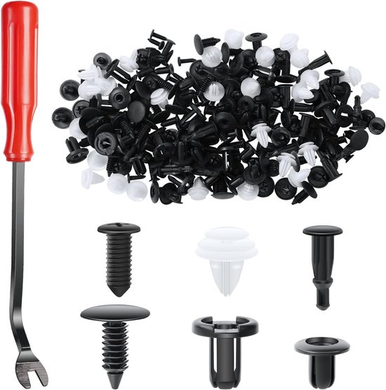 CGEAMDY 50 Pieces Car Door Panel Fixing Clips, Auto Fasteners Door