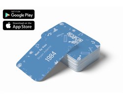 QR Music Cards - Rock editie - 150 kaartjes - Inclusief gratis app - Muziekspel - Kaartspel - Partyspel