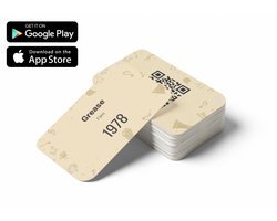 QR Music Cards - Films en Series editie - 150 kaartjes - Inclusief gratis app - Muziekspel - Kaartspel - Partyspel