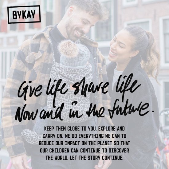 ByByKay Hipsling - baby draagzak heup - ergonomisch - tot 15kg - buik en heup - bruin - Dusty Brown