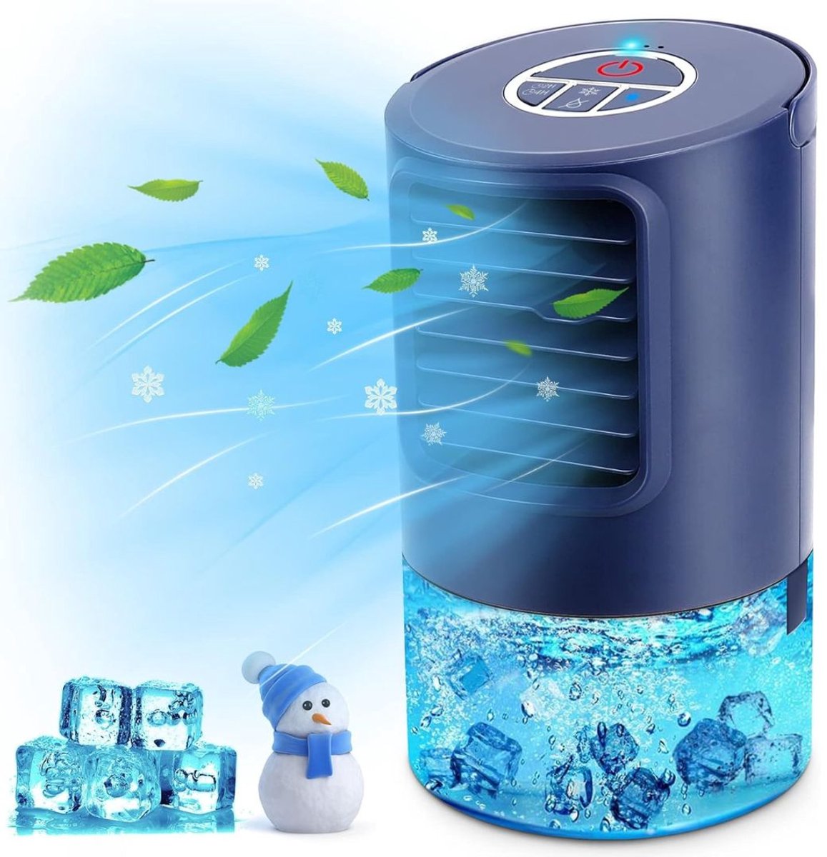 CLGP® Mobiele Airco - Aircooler - Ventilatoren - Blauw