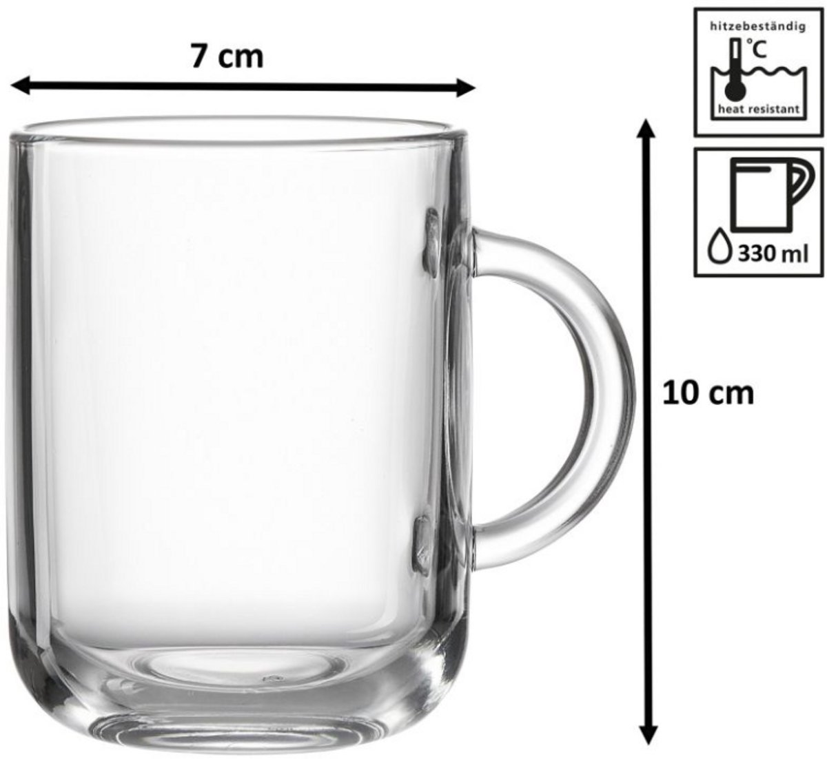 Marco Mok – Set van 6 Glühwein-/Theeglazen (330 ml) – Hittebestendig & Vaatwasserbestendig – Gemaakt in Europa — cadeau in Kookcadeaus - foto 4