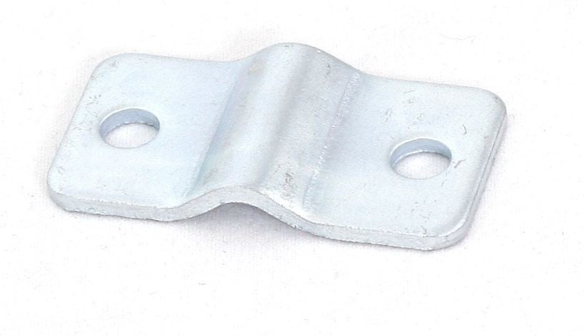 Draadpaneelklem verzinkt voor ø4mm.