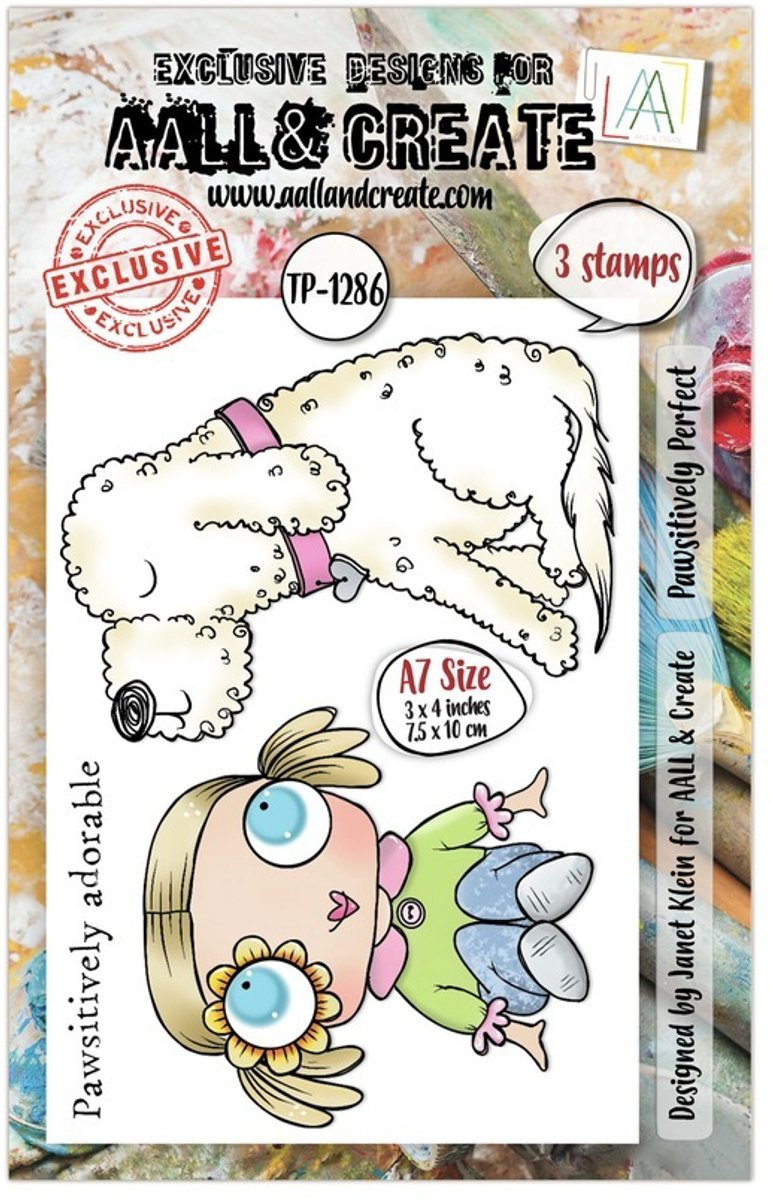 Aall & Create clearstamps A7 - Pawsitively perfect